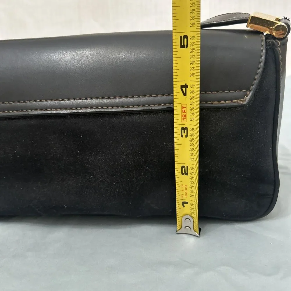 Mondani New York Handbag Simulated Leather Shoulder Bag Purse Black